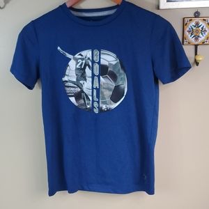 Old Navy Active Navy blue shirt with soccer print